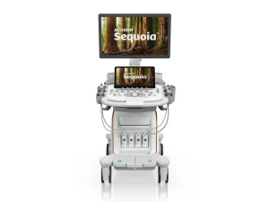 BioAcoustic mimarisi ve 26 inç Full HD OLED ekrana sahip Siemens ACUSON Sequoia radyoloji ultrason cihazı